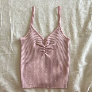 Baby Pink LA Hearts Ribbed Tank